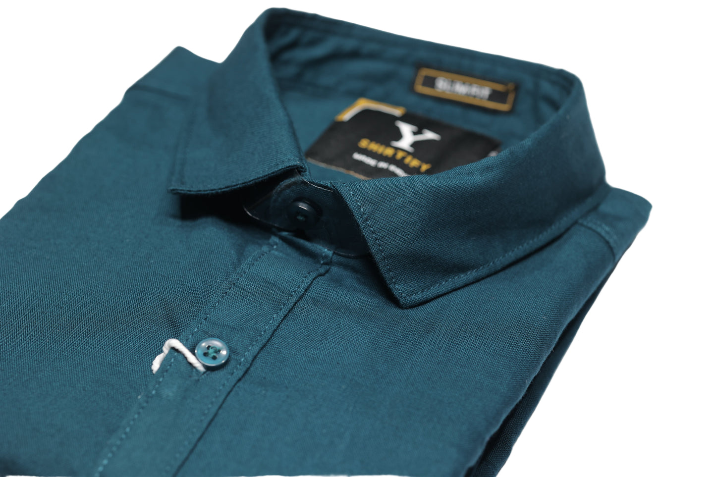 Full Sleeve Royal Blue Solid cotton shirt